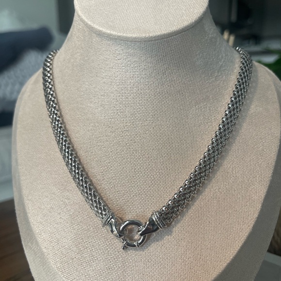 Diamonds Necklace in sterling silver - Picture 10 of 13